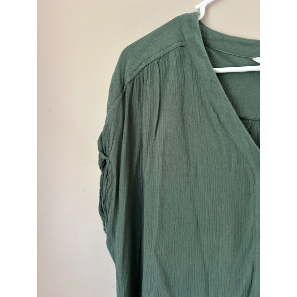 Orvis Classic Collection Green Button Down Top  Utility Gorpcore Goblincore - Picture 3 of 7